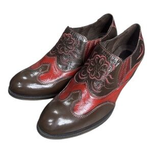 BORN Leather Napa Expresso Western Bootie